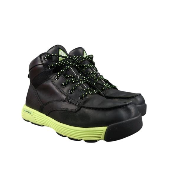 Nike Shoes Mens 7 Sneaker Boots ACG Lunarpath Black Volt Leather Hi Top Outdoor - Picture 1 of 16